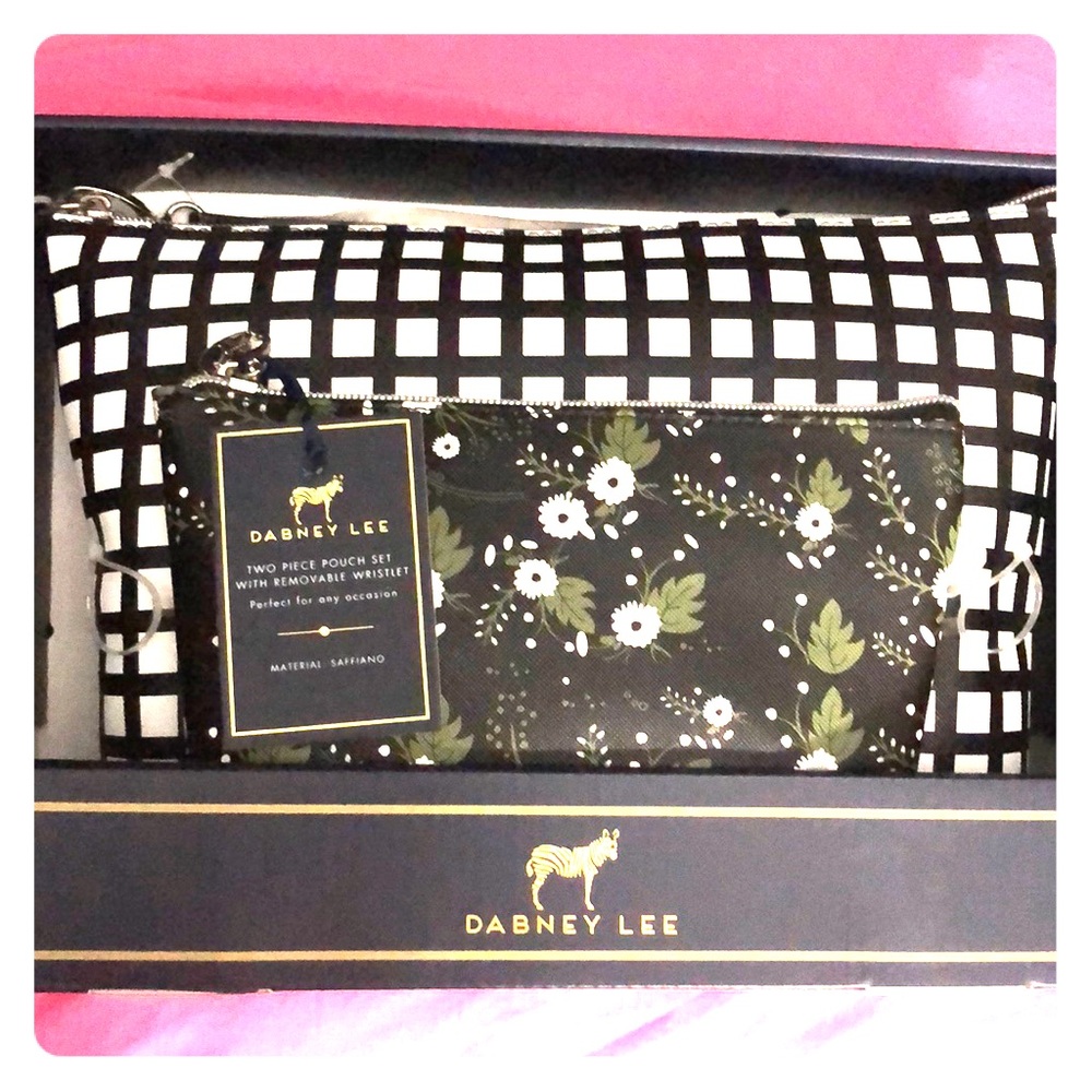 NWT DABNEY LEE TWO PIECE POUCH SET